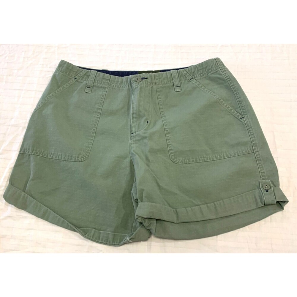 EDDIE BAUER WOMENS COTTON SHORTS SIZE 8